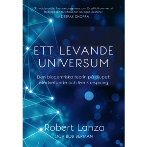 Ett levande universum : den biocentriska teorin på djupet - medvetande och livets ursprung (inbunden) - ”Vi är medvetna, och vi befinner oss i en situation som vi kallar universum.” – Robert Lanza  I Robert Lanzas första bok Biocentrism presenterades biocentrismens svar på några av vetenskapens största frågor: – hur uppstod universum? – varför är fysikens lagar perfekt anpassade för att främja liv? – hur kommer det sig att partiklar påverkas av att någon observerar dem? – vad är medvetande? – vad händer när vi dör?  I Ett levande universum går Robert Lanza ännu djupare in i dessa frågor och presenterar dem på ett pedagogiskt sätt med förtydligande illustrationer. Boken kan läsas som ett komplement till den första boken, eller fristående.  Enligt biocentrismen existerar ingen verklighet utanför den medvetna observatören – tid och rum är endast sinnets verktyg för livsupplevelse. Det är alltså livet självt som genom medvetande skapar universum – inte tvärt om.  I den här boken får vi följa med på en omvälvande resa genom forskning och filosofi där vi möter nya tankar som vänder upp ner på våra föreställningar om tid, rum, medvetande, liv och död.  Dr Robert Lanza har utforskat naturvetenskapen i över fyrtio år, och han anses som en av världens främsta forskare. Han är för närvarande vetenskaplig chef vid Advanced Cell Technology och biträdande professor vid Wake Forest University School of Medicine. Lanza har tillsammans med Bob Berman, den mest lästa astronomen i världen, tagit fram biocentrismen – en revolutionerande ny bild av universum.  Ur boken: "Det finns ingenting ’där ute’, bortom den verklighet som sinnet skapar. Eller, om det gjorde det, skulle det vara ytterligt mystiskt och oupplevt, och absolut inte den värld av bilar och träd som vi ser. Allt vi vet, och kan veta, finns i vårt eget sinne och den information som hjärnan bearbetar.  Om detta känns omöjligt att acceptera, kom då ihåg att om det fanns något förstadium till färgerna, ljuset och 3D-djupet i den värld vi ser, så skulle det bara vara tomma, magnetiska och elektriska fält, eftersom det är vad ljus i själva verket är.”    Format Inbunden   Omfång 237 sidor   Språk Svenska   Förlag Egia förlag   Utgivningsdatum 2017-10-16   Medverkande Bob Berman   Medverkande Cicci Lyckow Bäckman   ISBN 9789198053494  
