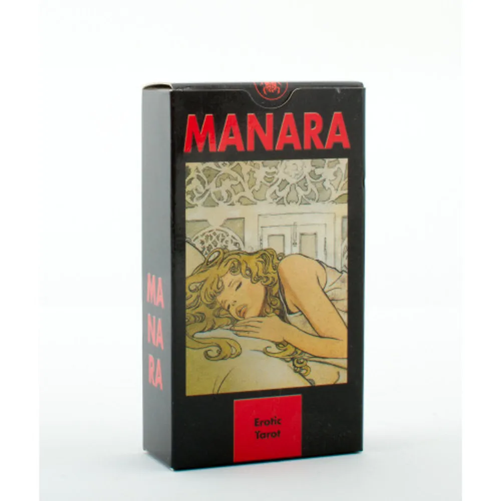 The acknowledged master of erotic drawing, Manara transports us into a dreamlike yet carnal dimension that sings praises to life itself. In the reconstruction of dreams, stories, desires, nightmares and daily life events, Manara takes us into his well-known sensual universe, above all through his homage to the female body, symbol of the universe. The cards also contain planetary and zodiac symbols as well as those of the four elements, useful for discovering astrological answers. For adults only.. Böcker.