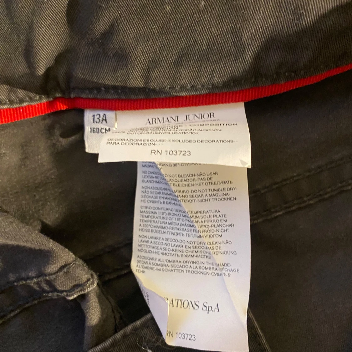 Grå byxor från Armani Jeans - 4