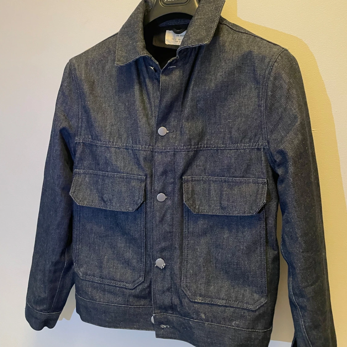 Mörkblå jeansjacka - 1