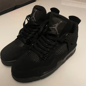 Jordan 4s black cat - Nyskick använt 1 gång ingen aning om dom är äkta. Strl 43