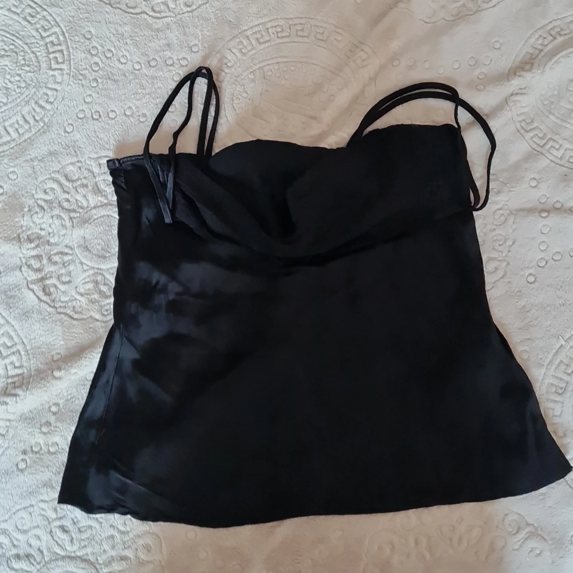 Svart satinlinne från Zara - 4