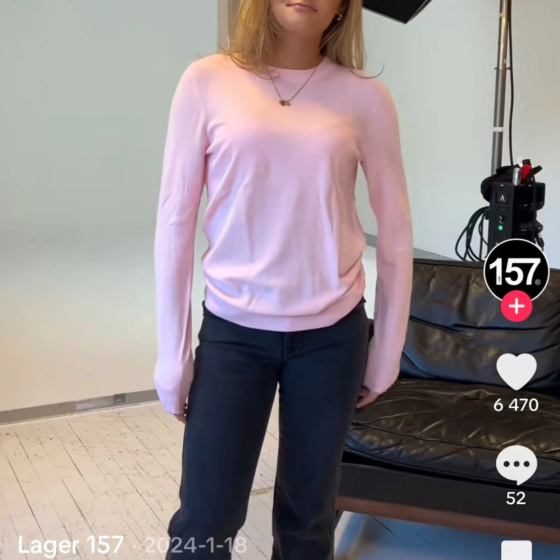 Rosa tröja från lager 157