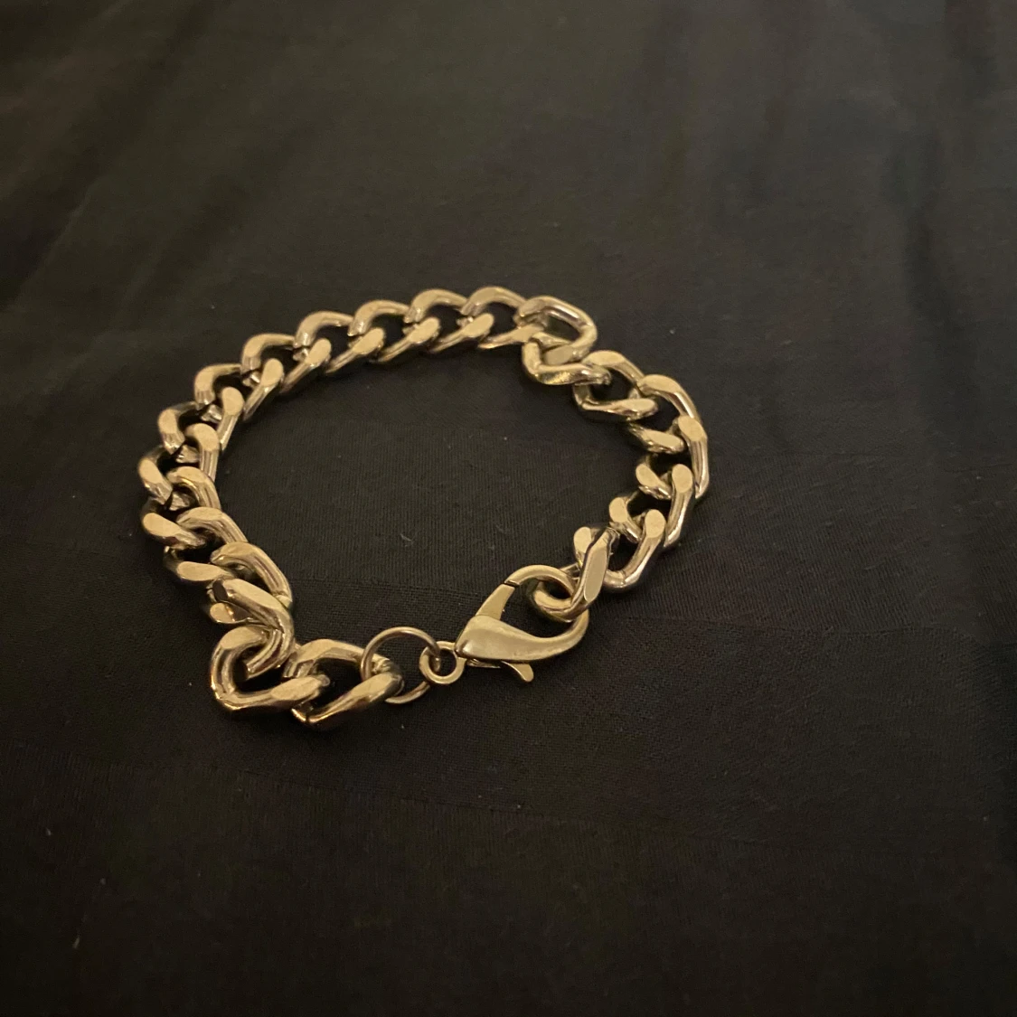 Armband | Silverfärgad metallkedja - 1