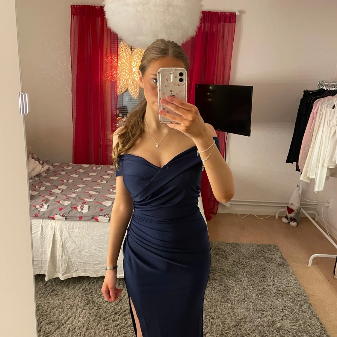 Balklänning marinblå 