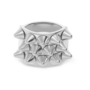 Silvrig ring från edblad  - En cool silvrig ring från edblad! Liten liten defekt men den syns knappt alls, skriv för bild på det!💕köpt för 399kr