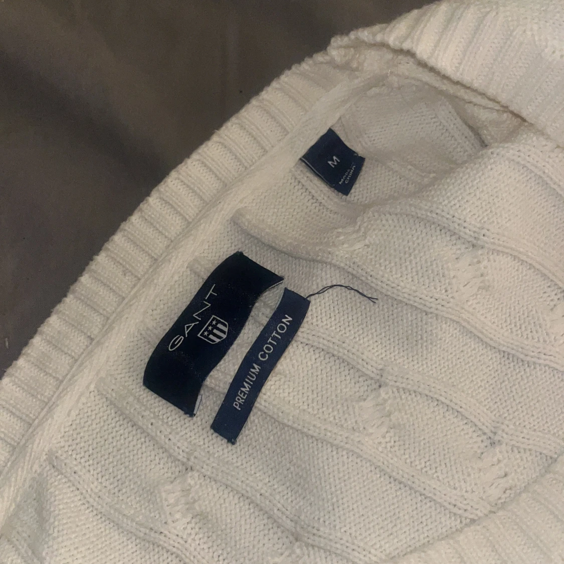 Vit gant tröja - 91