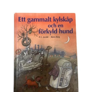 Ett gammalt kylskåp och en förkyld hund - Denna bok har en fantasifull och färgglad omslagsbild med en surrealistisk scen där ett kylskåp och en hund är i fokus. Perfekt för dig som gillar kreativa och annorlunda berättelser. Boken är i gott skick och redo för nya äventyr!