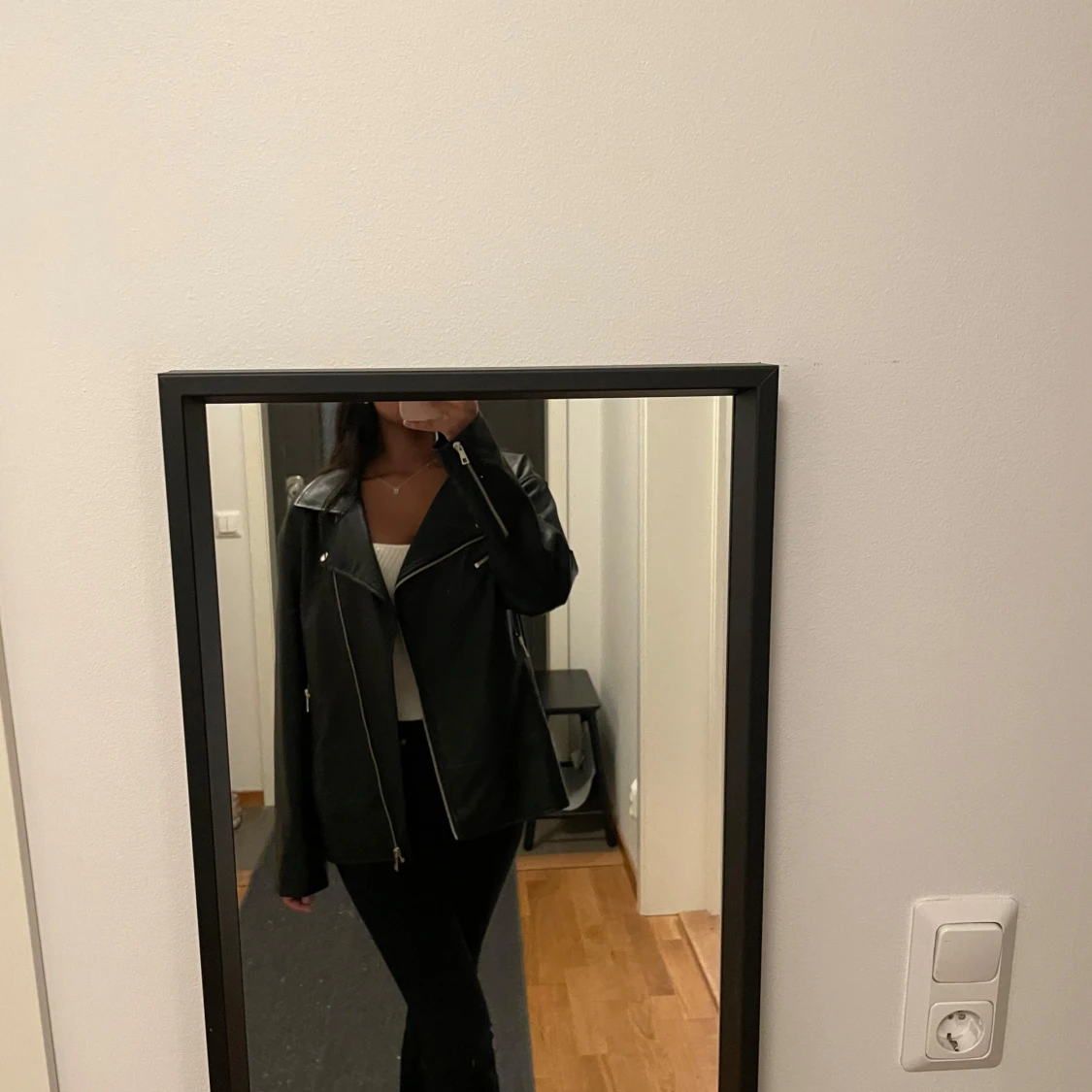 Oversized skinnjacka - 90