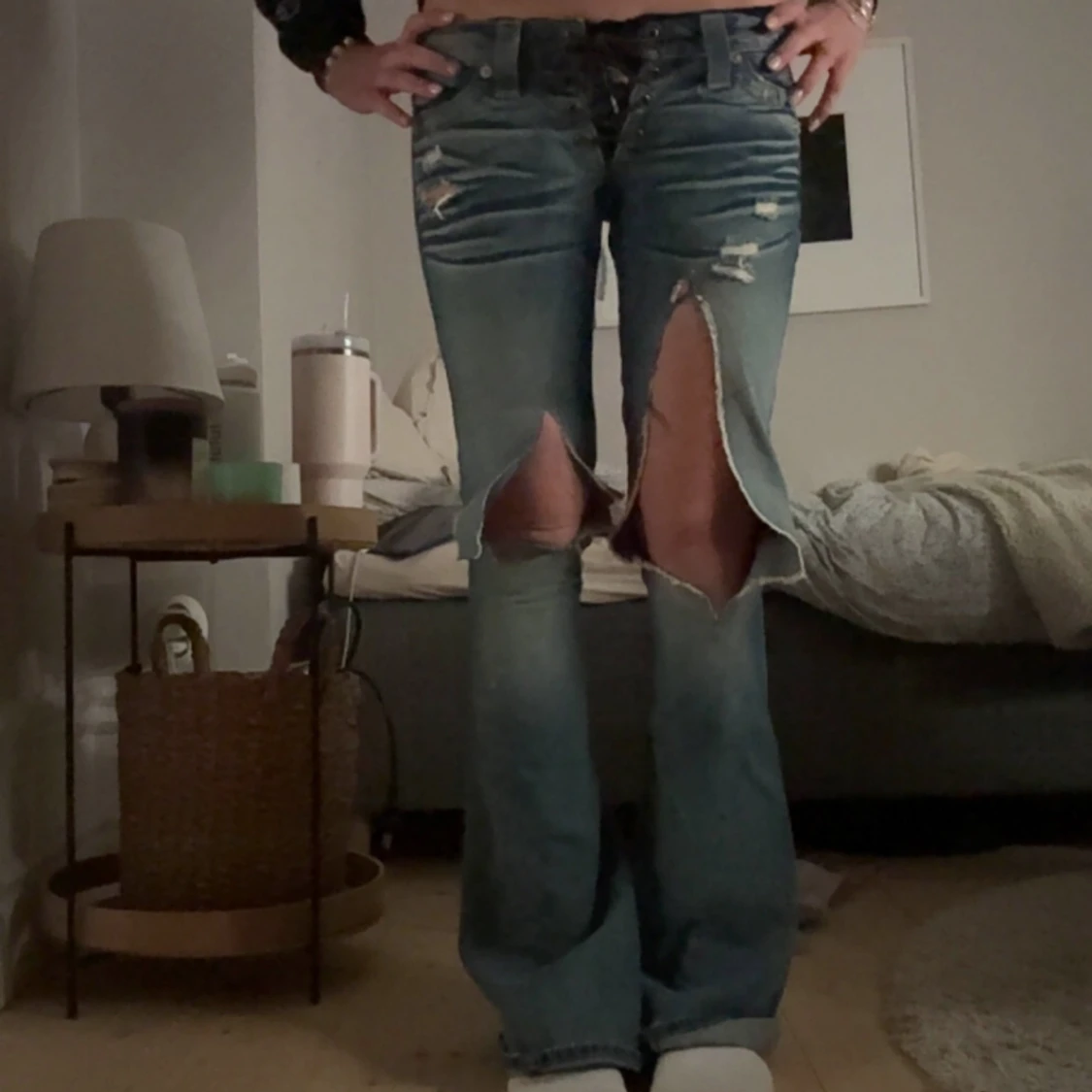 Low rise bootcut jeans - 91