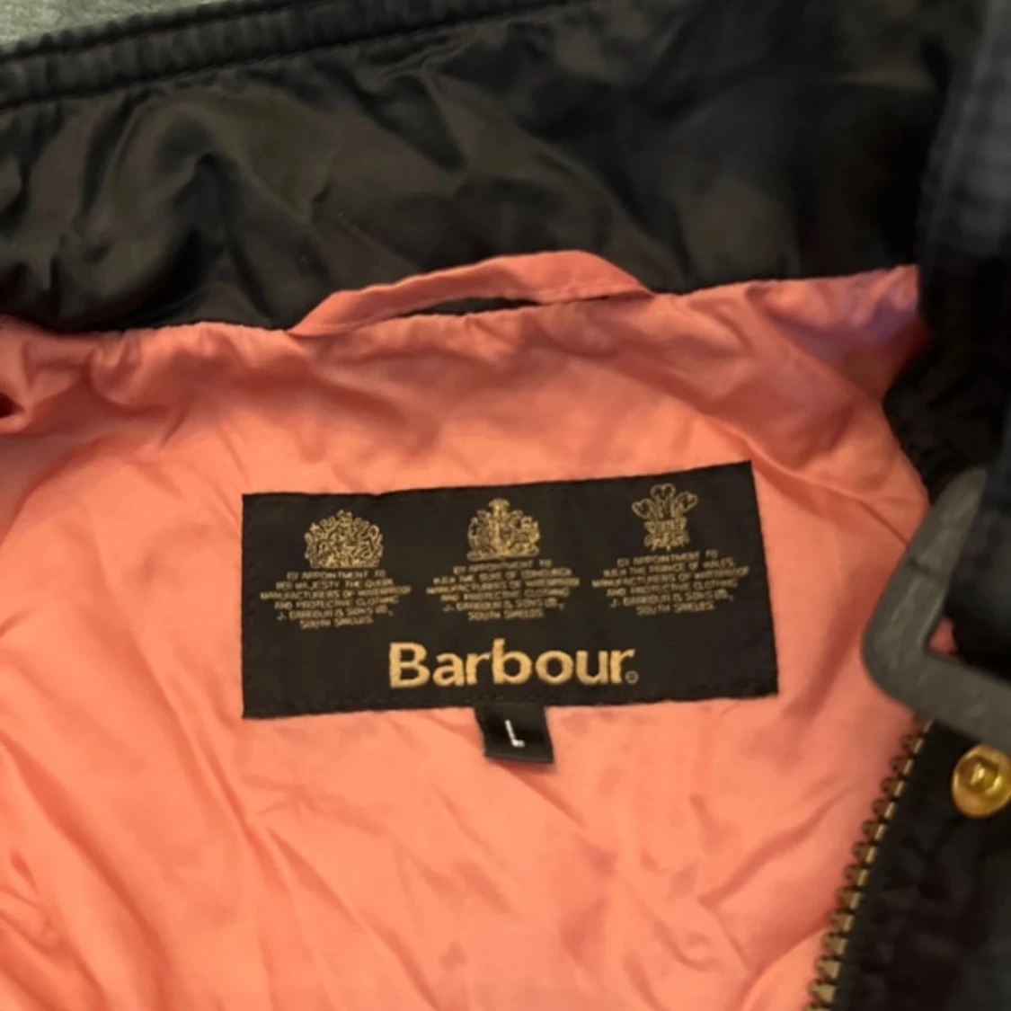 Svart quiltad jacka från Barbour - 91