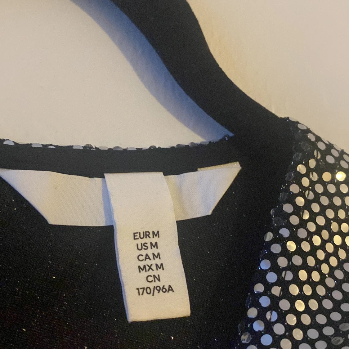 Glittrig silverklänning - 90