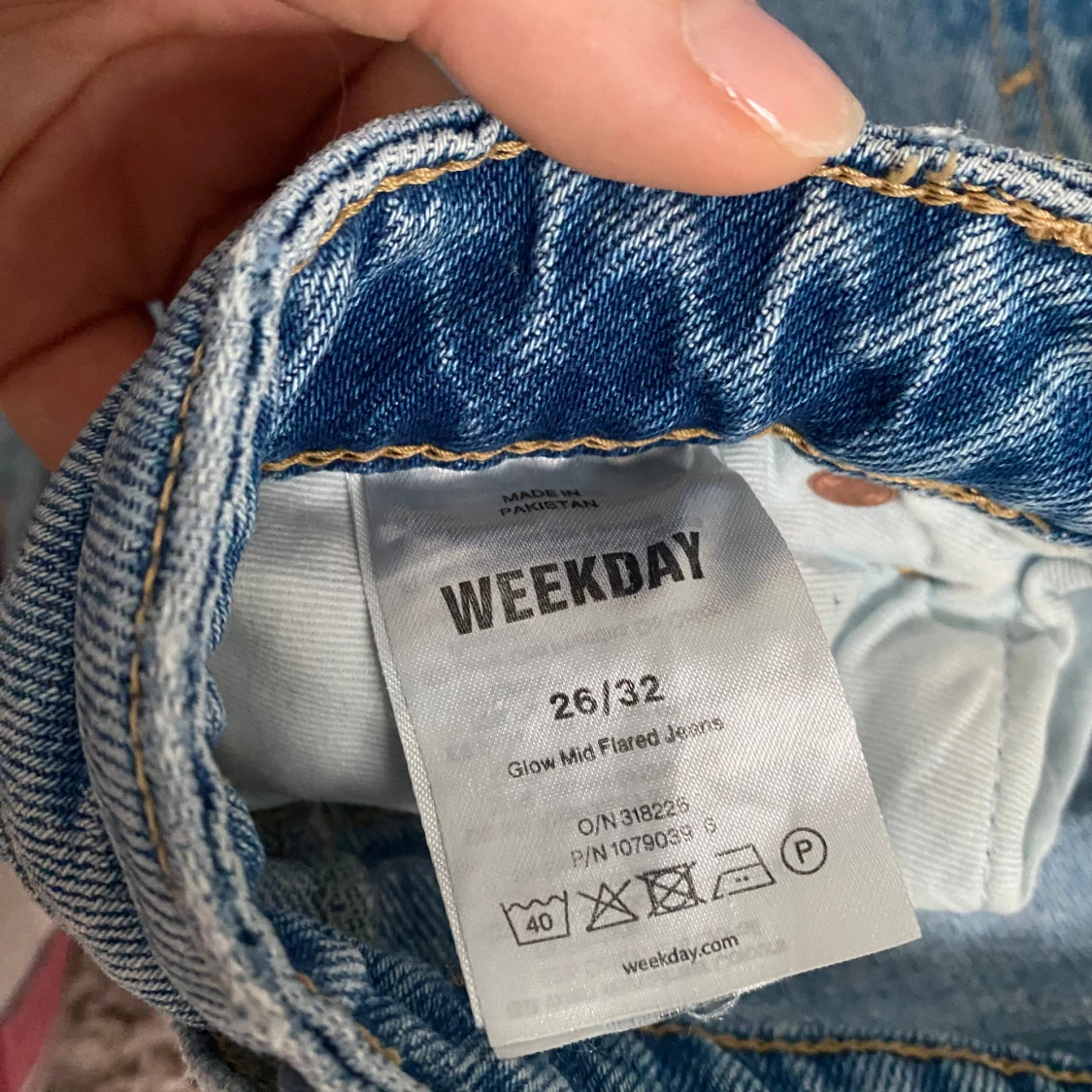 Blå jeans från Weekday - 91