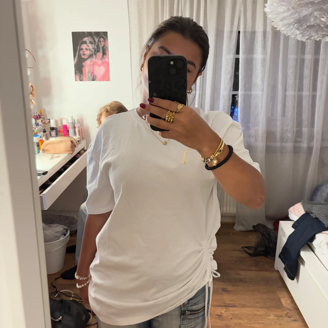 Cool t-shirt med snörning - 2