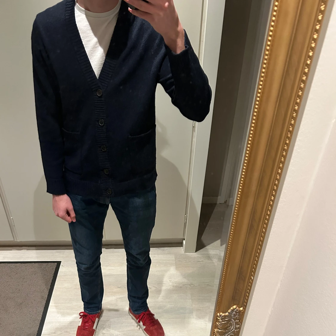 Mörkblå kofta från Lindbergh - 90