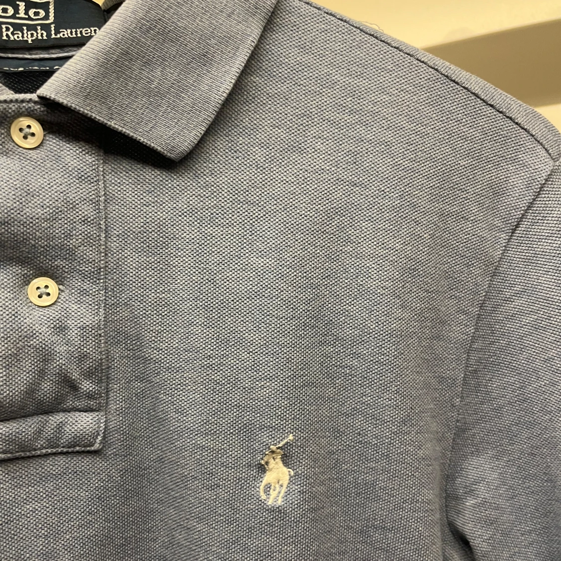 Långärmad Ralph Lauren piké - 90