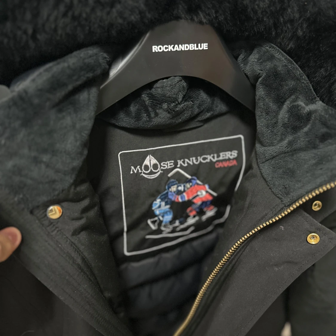 Svart vinterjacka från Moose Knuckles - 91