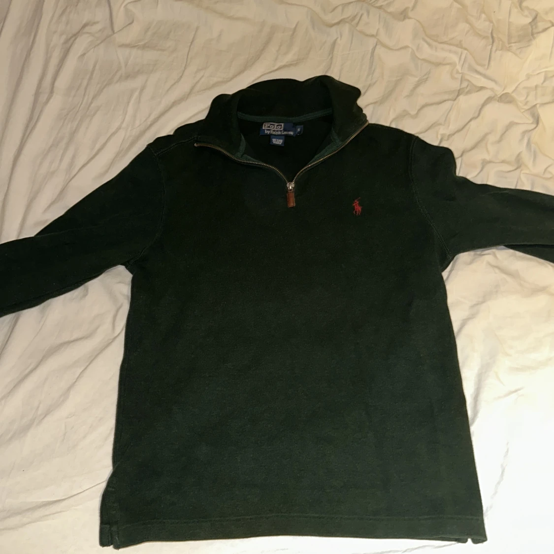 Grön halfzip tröja från Polo Ralph Lauren