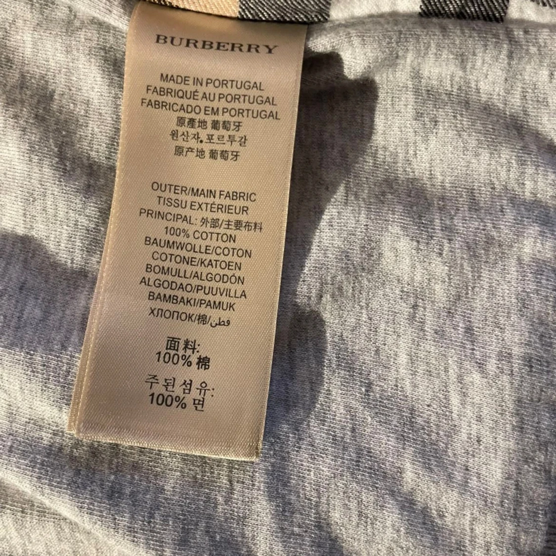 Grå huvtröja från Burberry - 93