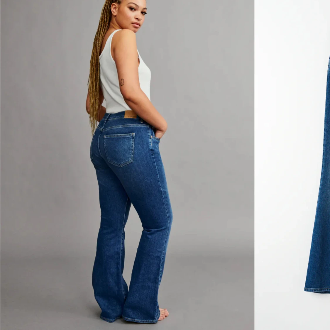 Lowwaist bootcut jeans Ginatricot - 92