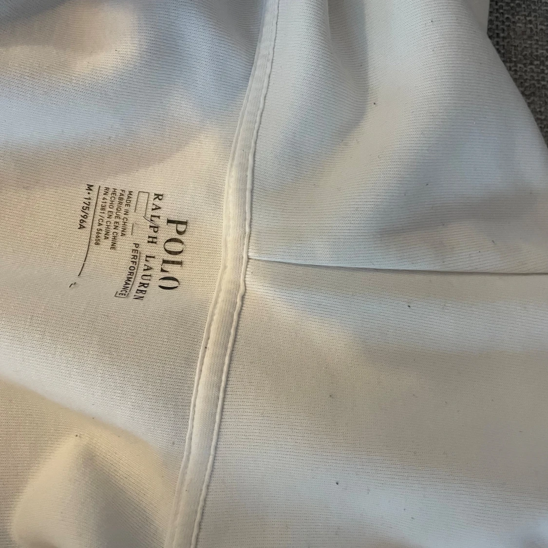 Ralph lauren vit hoodie  - 90