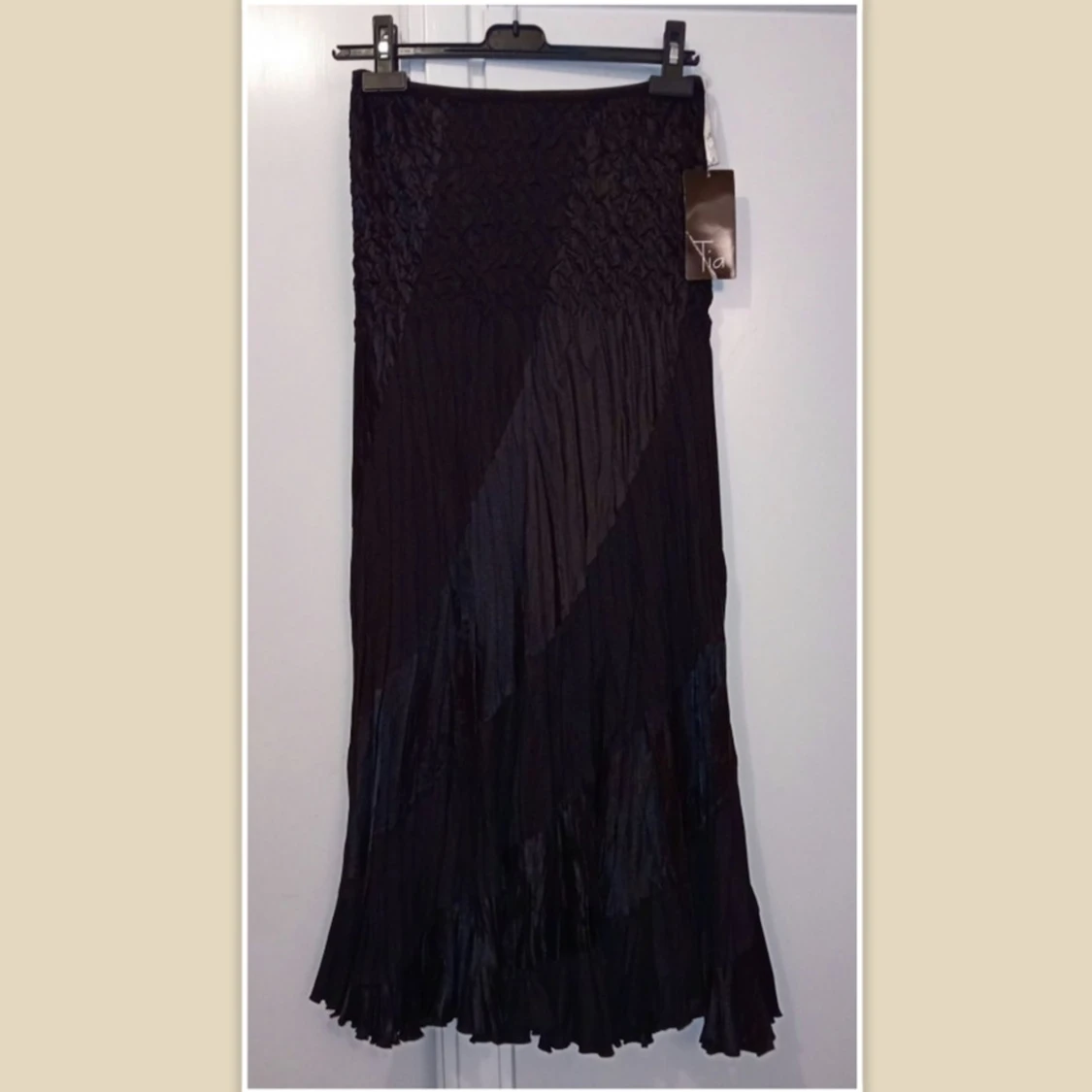 Plisserade maxikjol, M - 91