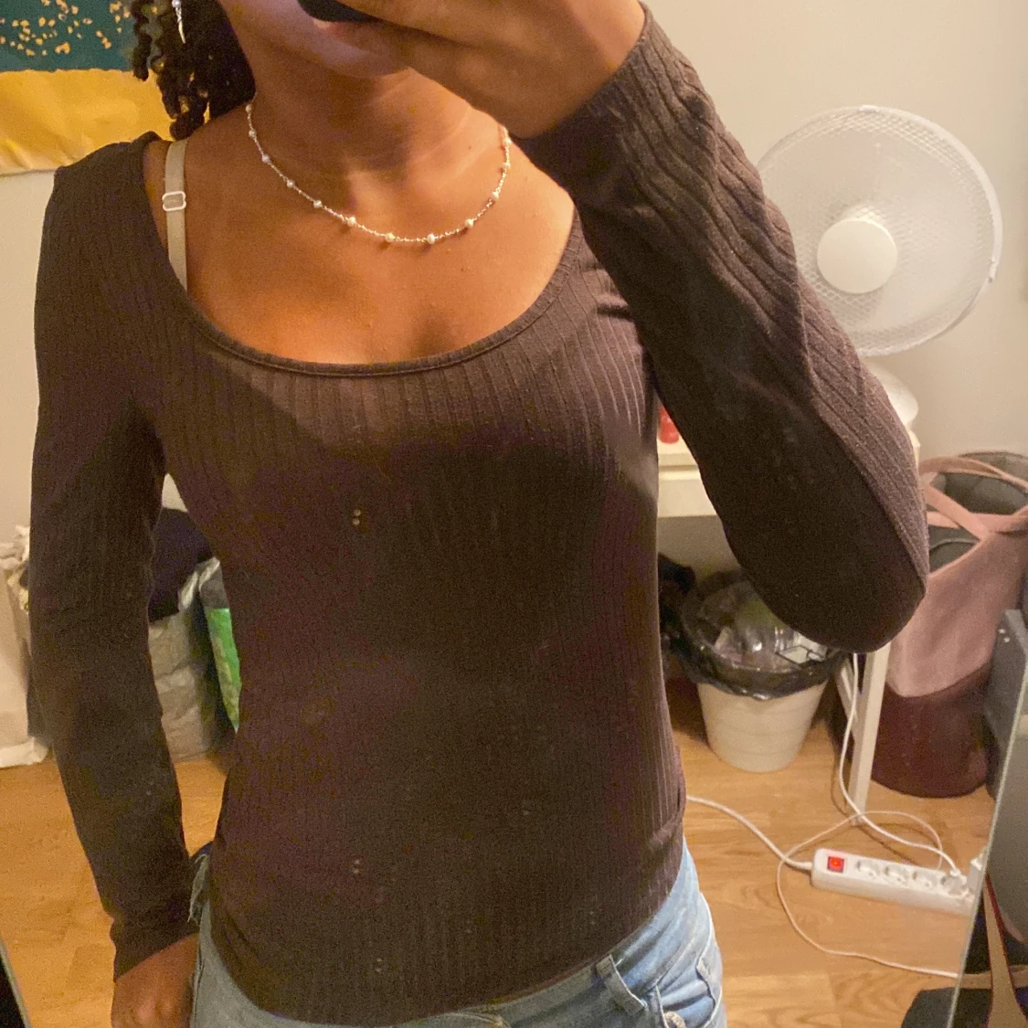 Brun långärmad tröja!