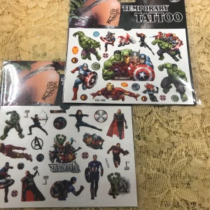 2st Barn Tatuering  - Må15.50*10.50 cm / st  50kr/2st  Finns fler kvar, samma frakt 