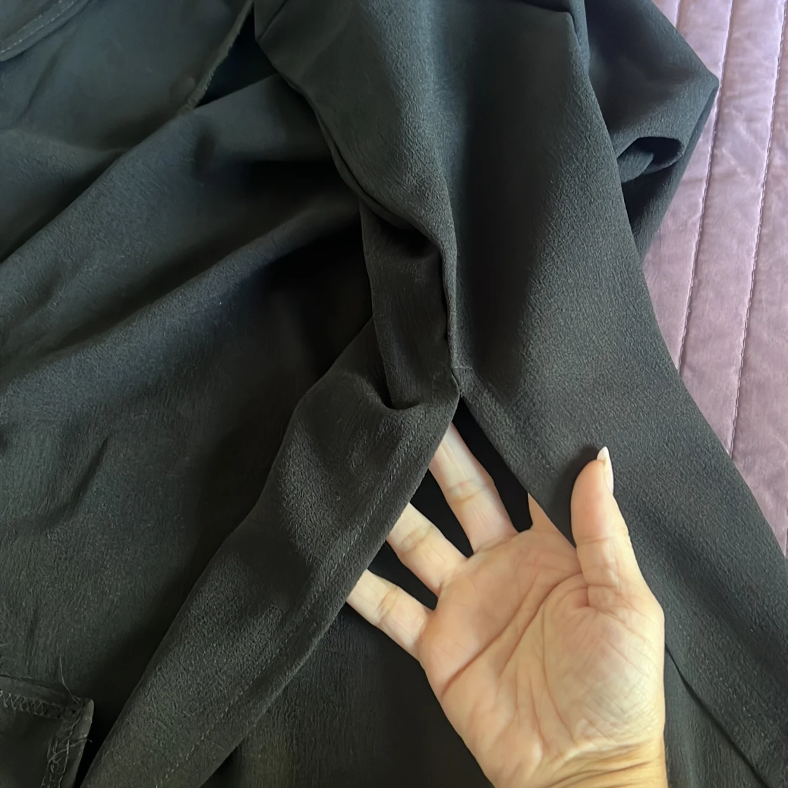 Från Booho Storlek L även passar bra M Svart , aldrig använd  - 93