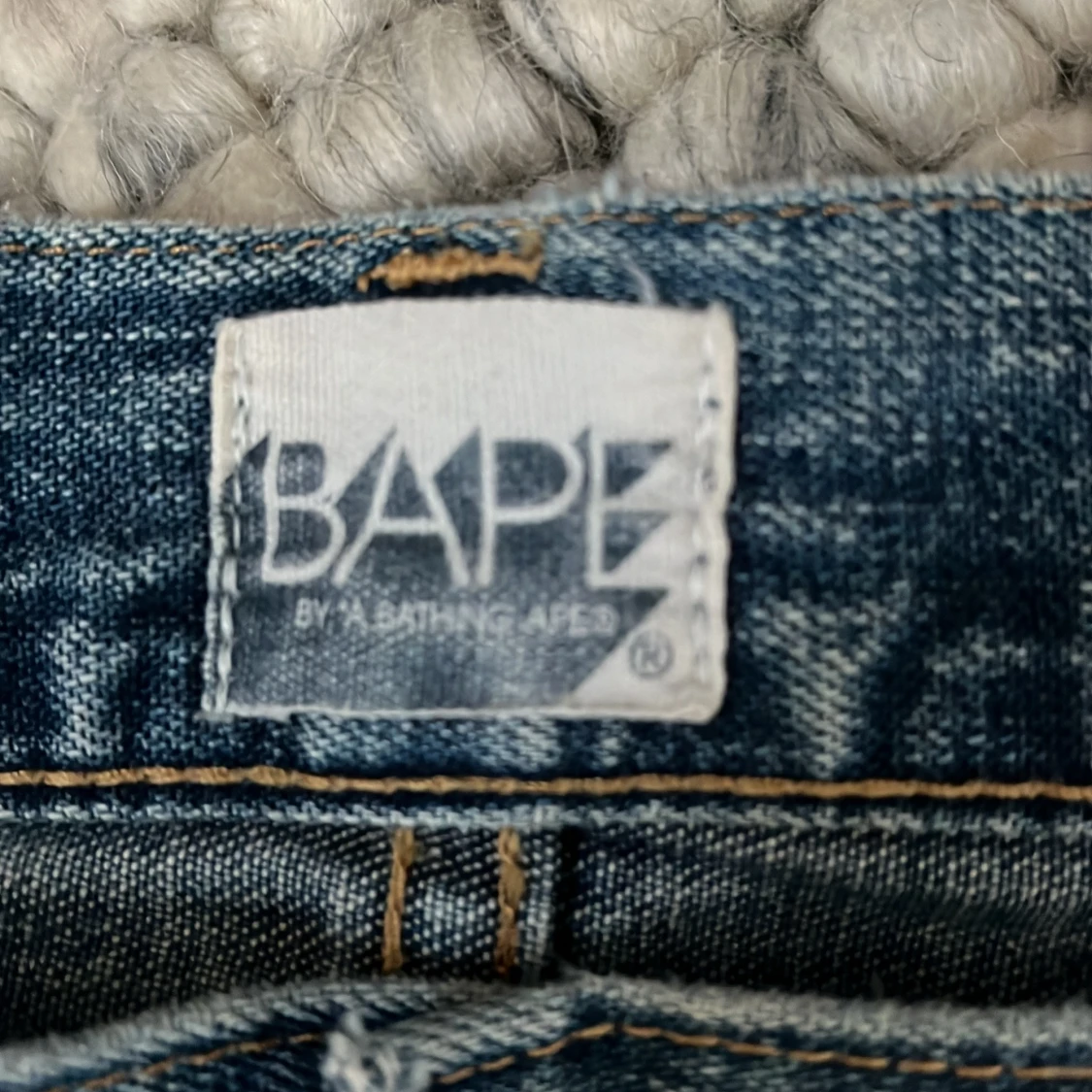 vintage bape jeans - 90