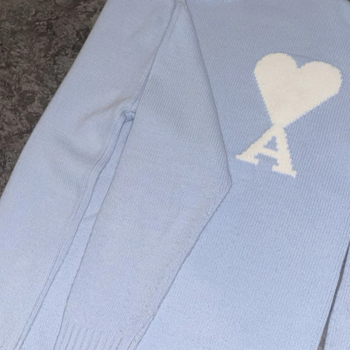 Ljusblå Ami Paris Tröja 