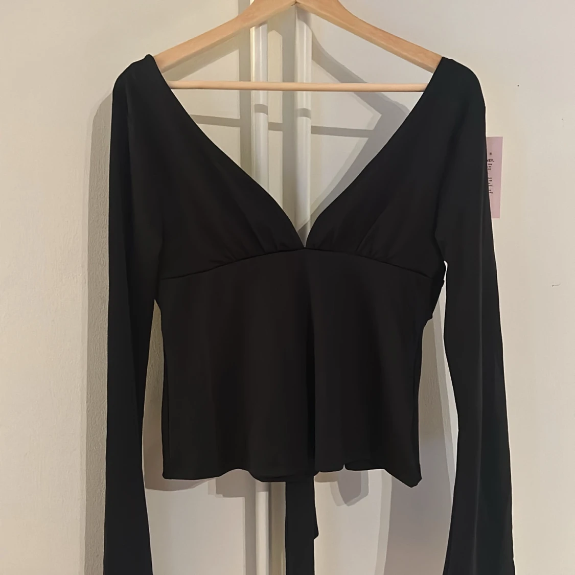 Svart långärmad topp från Nelly