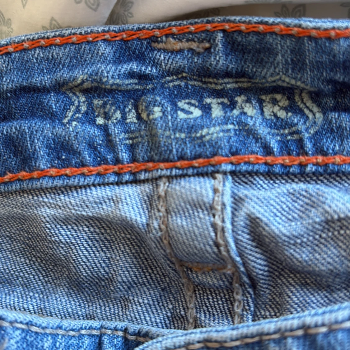 ljusblå low Rise bootcut jeans - 4