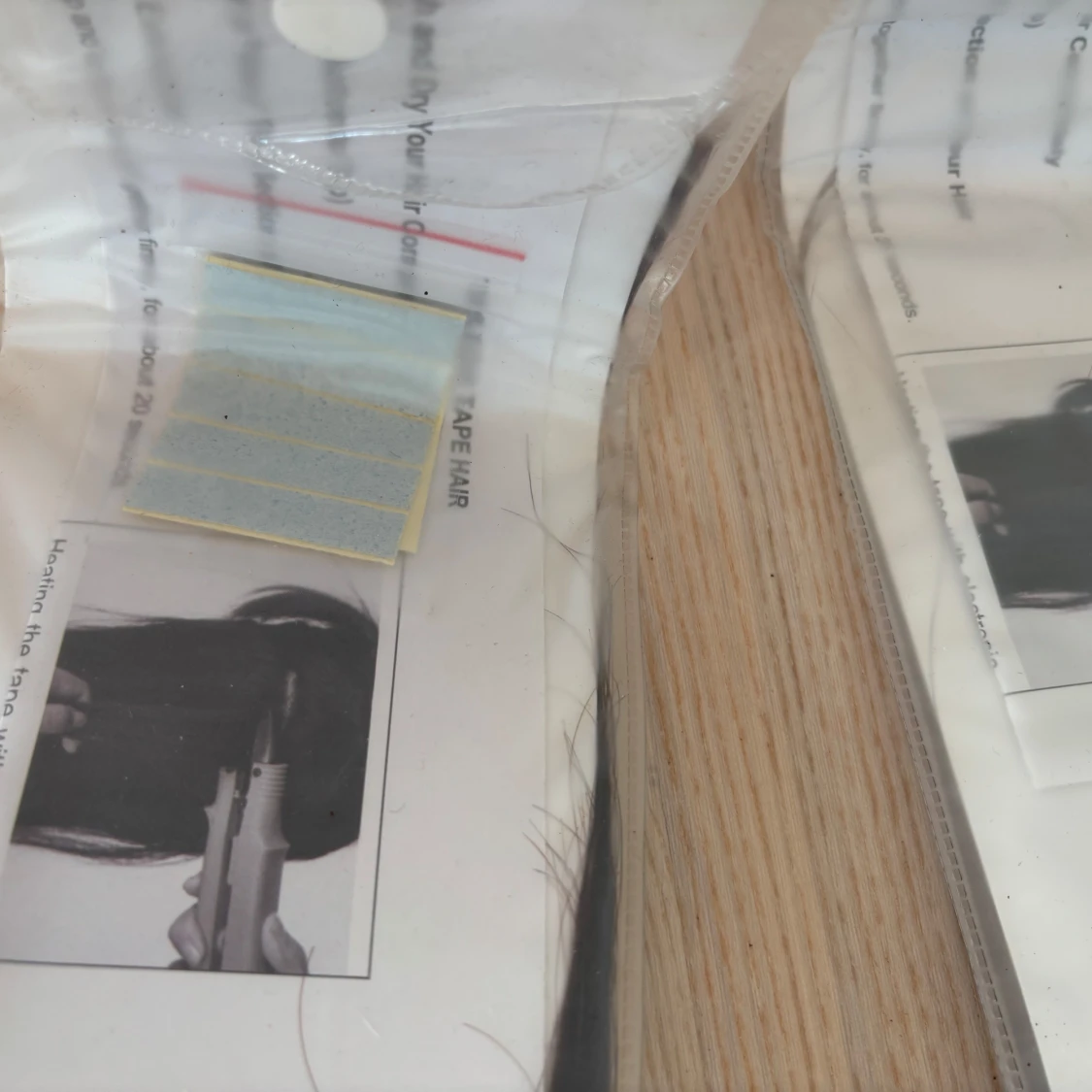 Tape in extensions i äkta hår 20” mellanbrun - 2