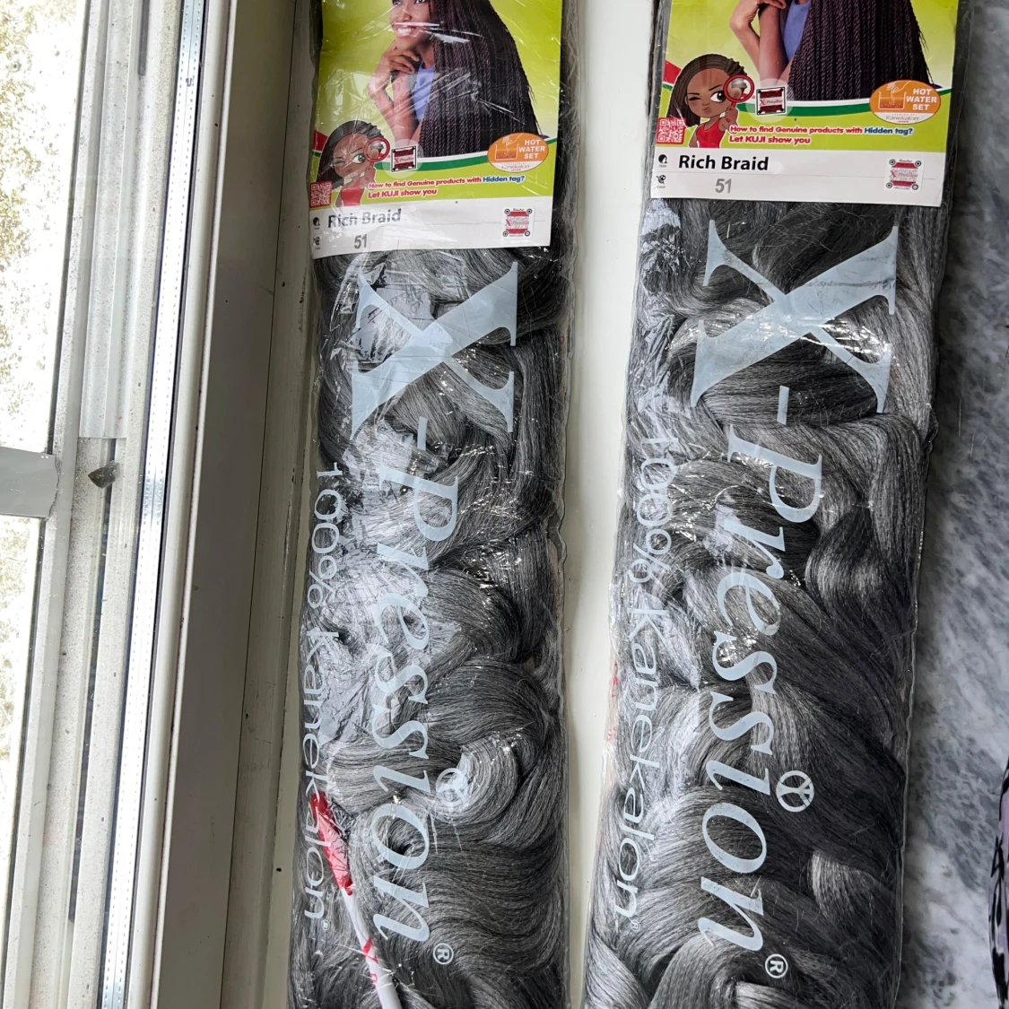 X-Pression Rich Braid hår (två stycken)