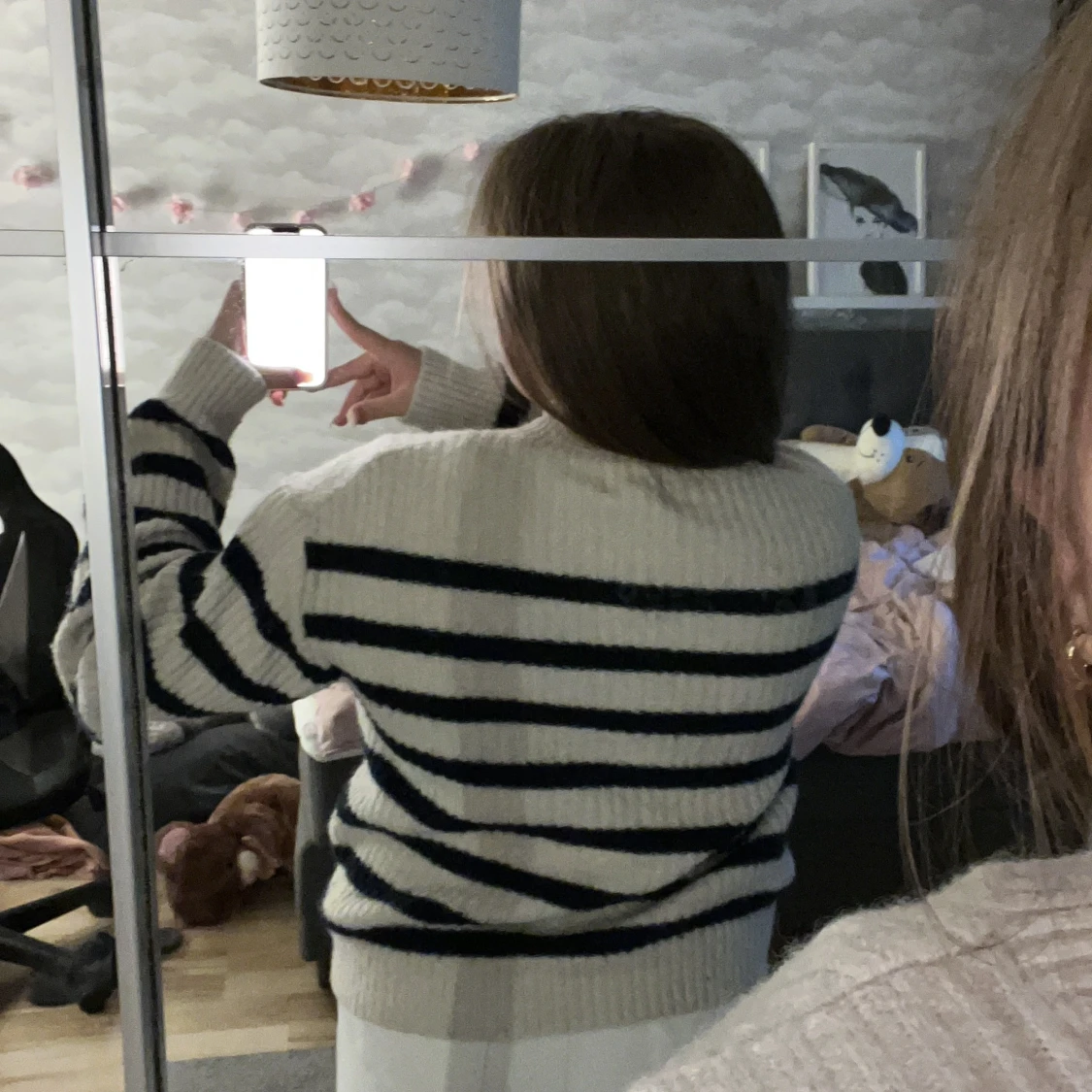 Randig stickad tröja från H&M - 1