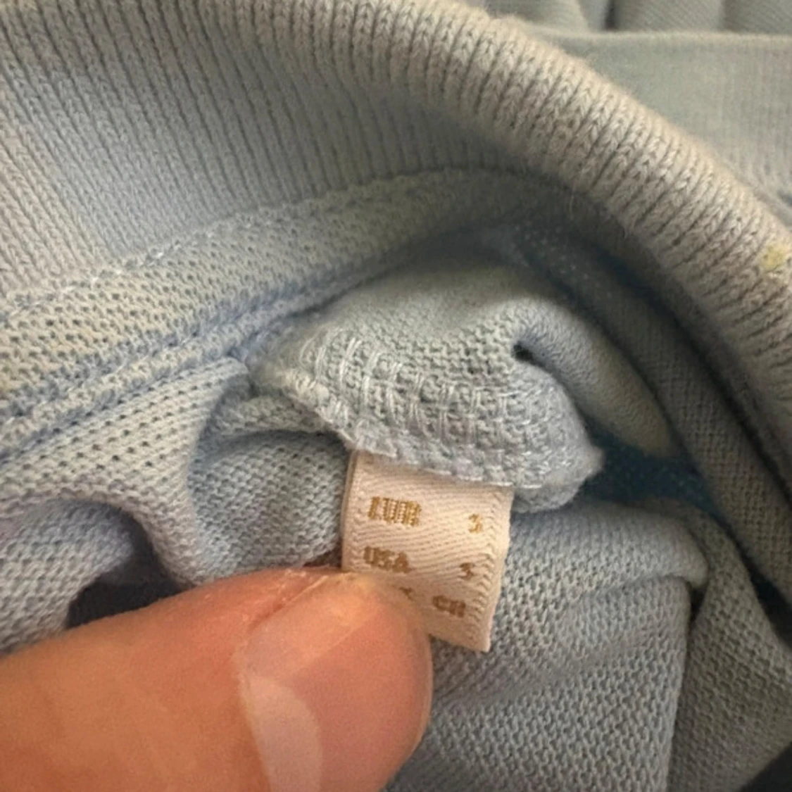 Ljusblå pikétröja Massimo Dutti - 2