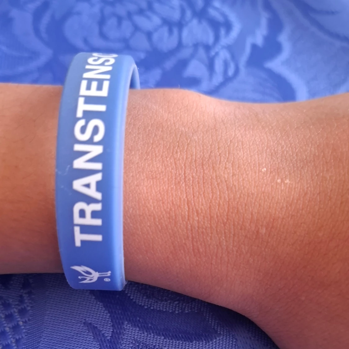 Blått silikonarmband Transtenscupen - 3