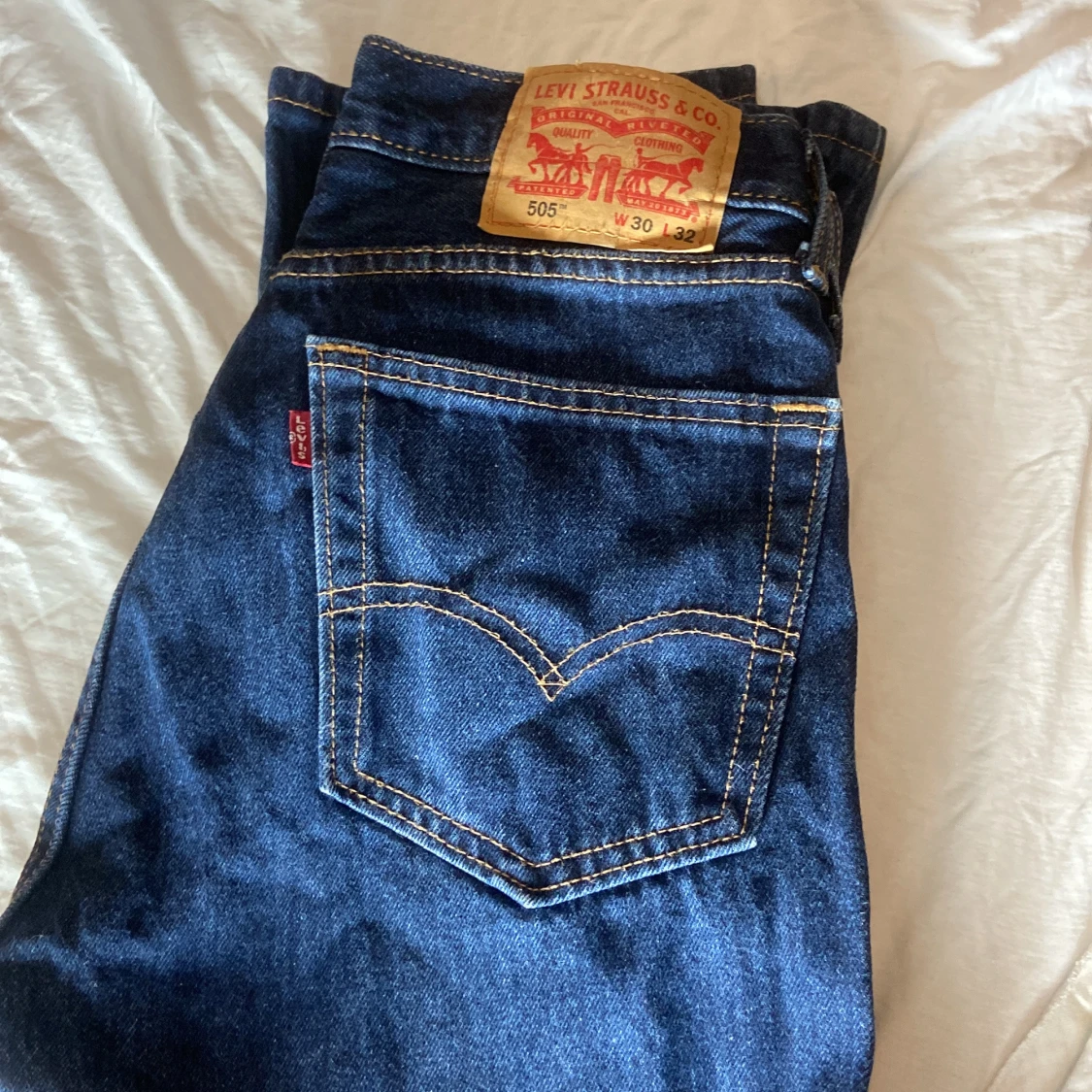 Blåa levi’s jeans 505 - 2