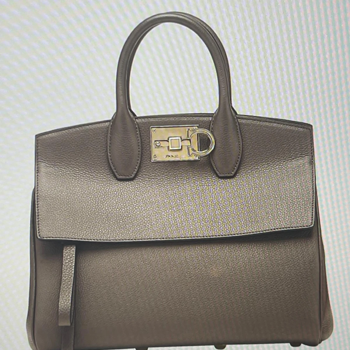 Beige Ferragamo Studio Bag - 1