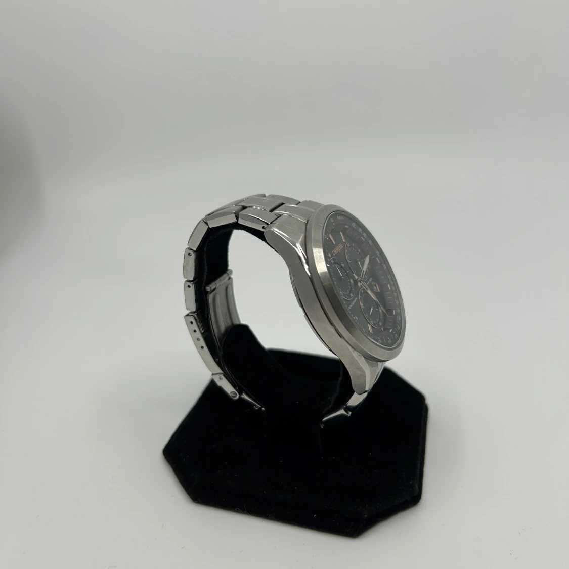 Champion herrklocka i silver med svart urtavla - 1