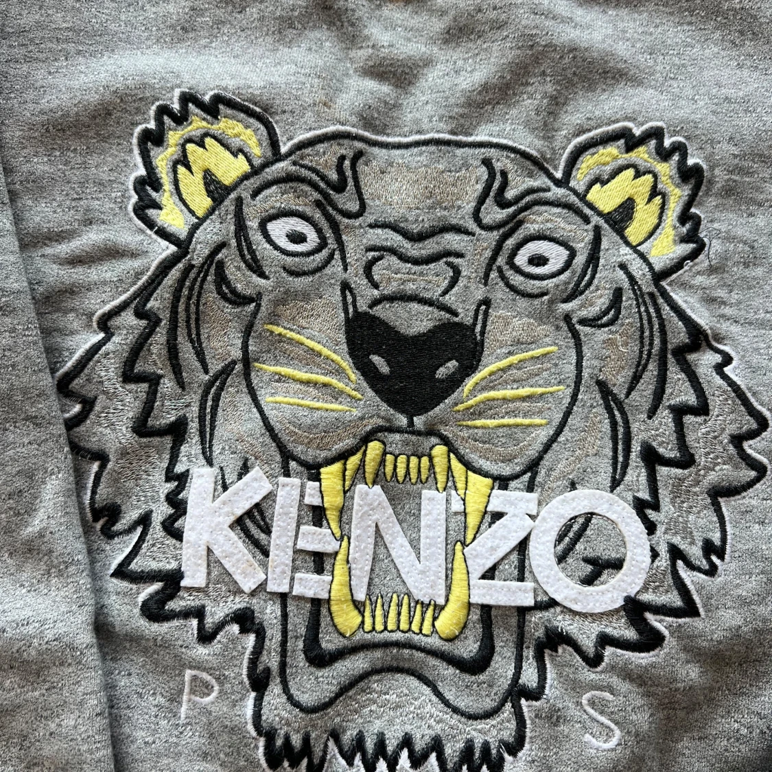 Grå Kenzo sweatshirt med tigertryck - 1