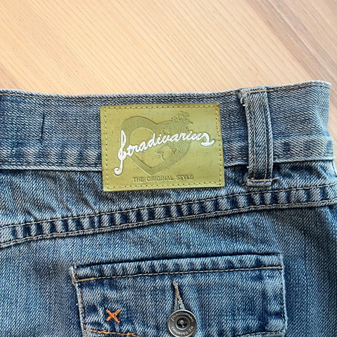 Blå jeanskjol från Stradivarius - 3