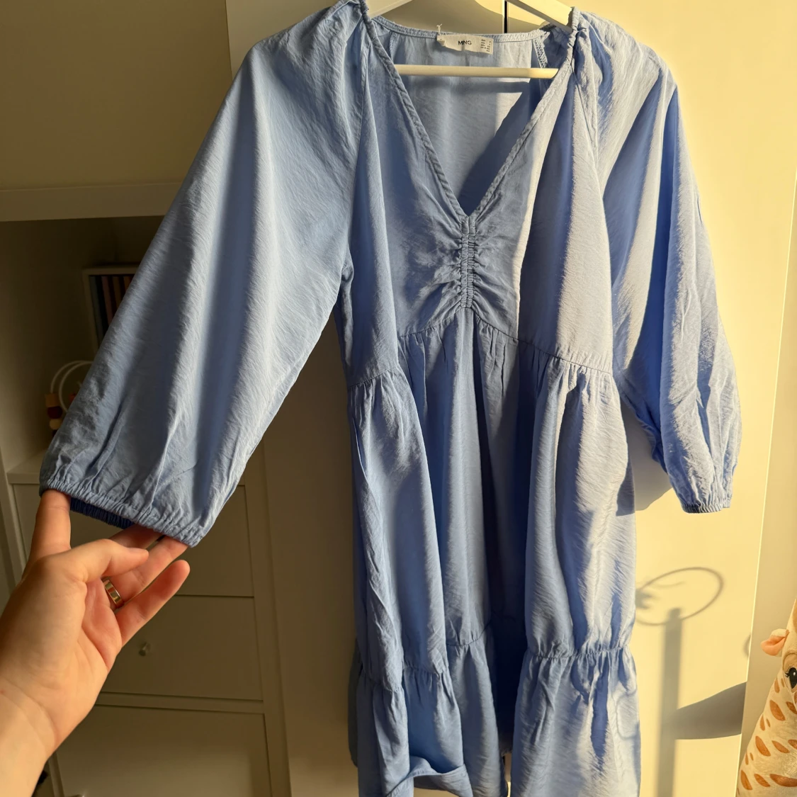 Mango blå klänning, storlek S. Nyskick - 3