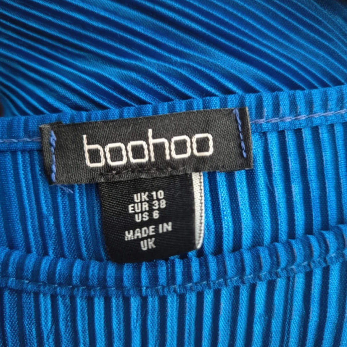 Blå långklänning från Boohoo - 1