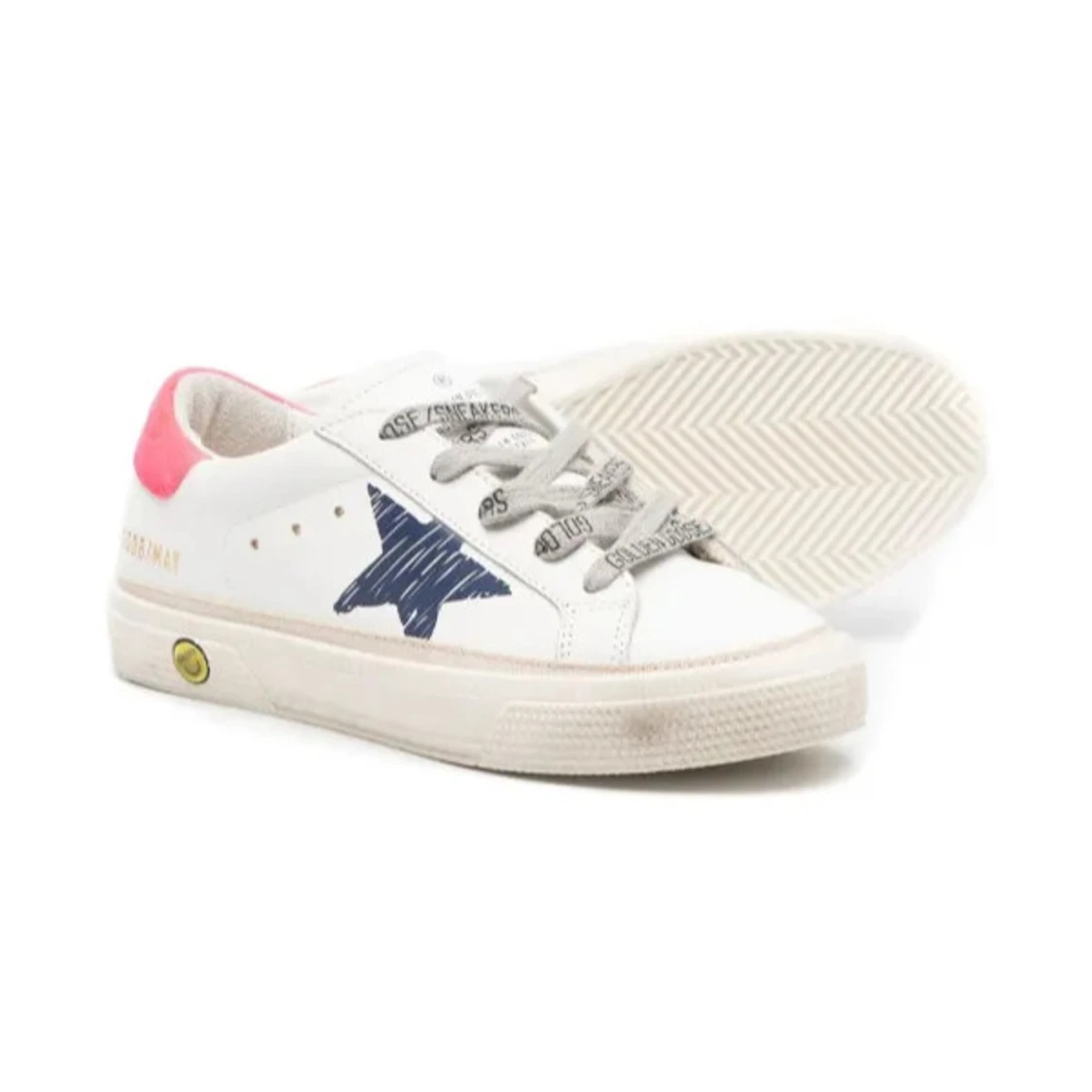 Golden Goose sneakers med blå stjärna - 1