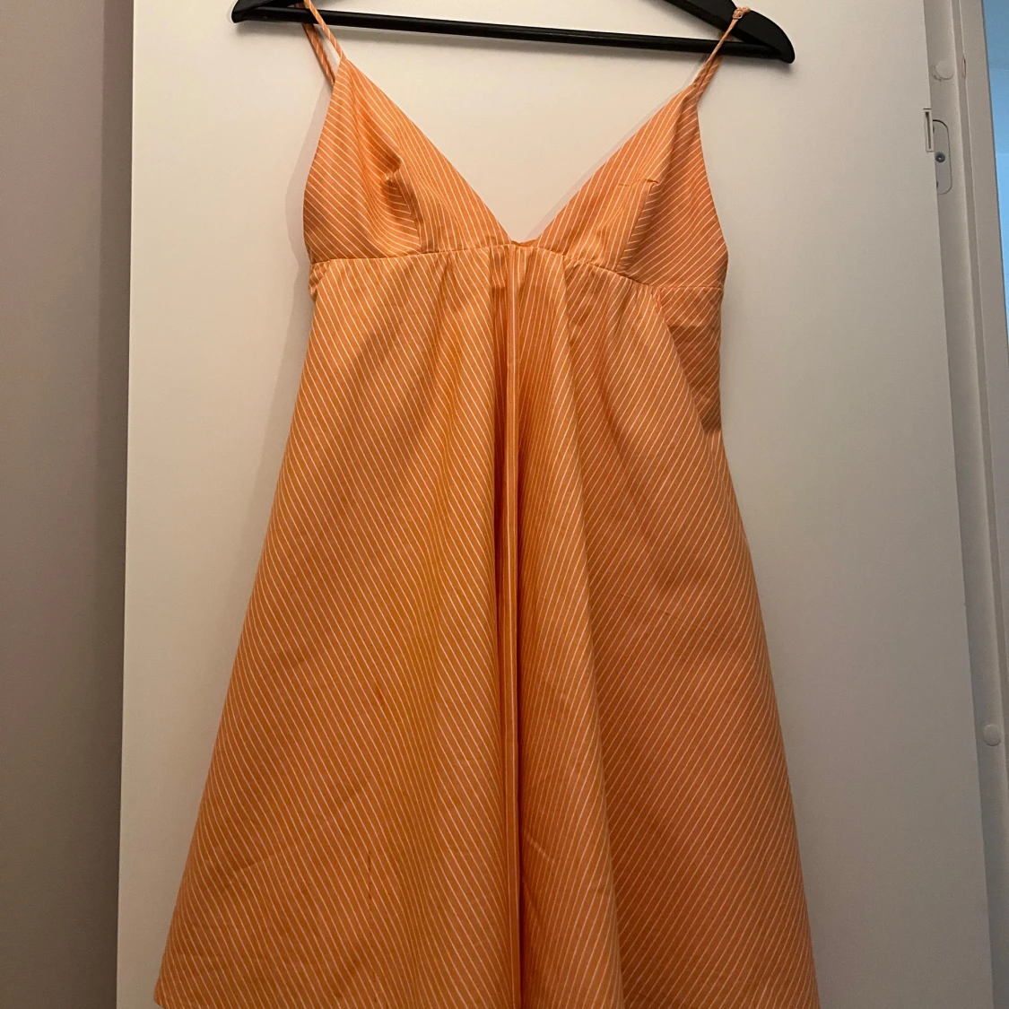 Orange Zara klänning 