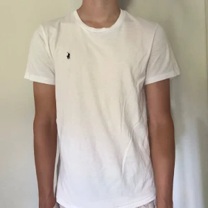 Vit Ralph Lauren T-shirt - Säljer denna fina Ralph Lauren T-shirten i storlek M | Bara använd 2 gånger | Hör av dig vid intresse eller andra funderingar 