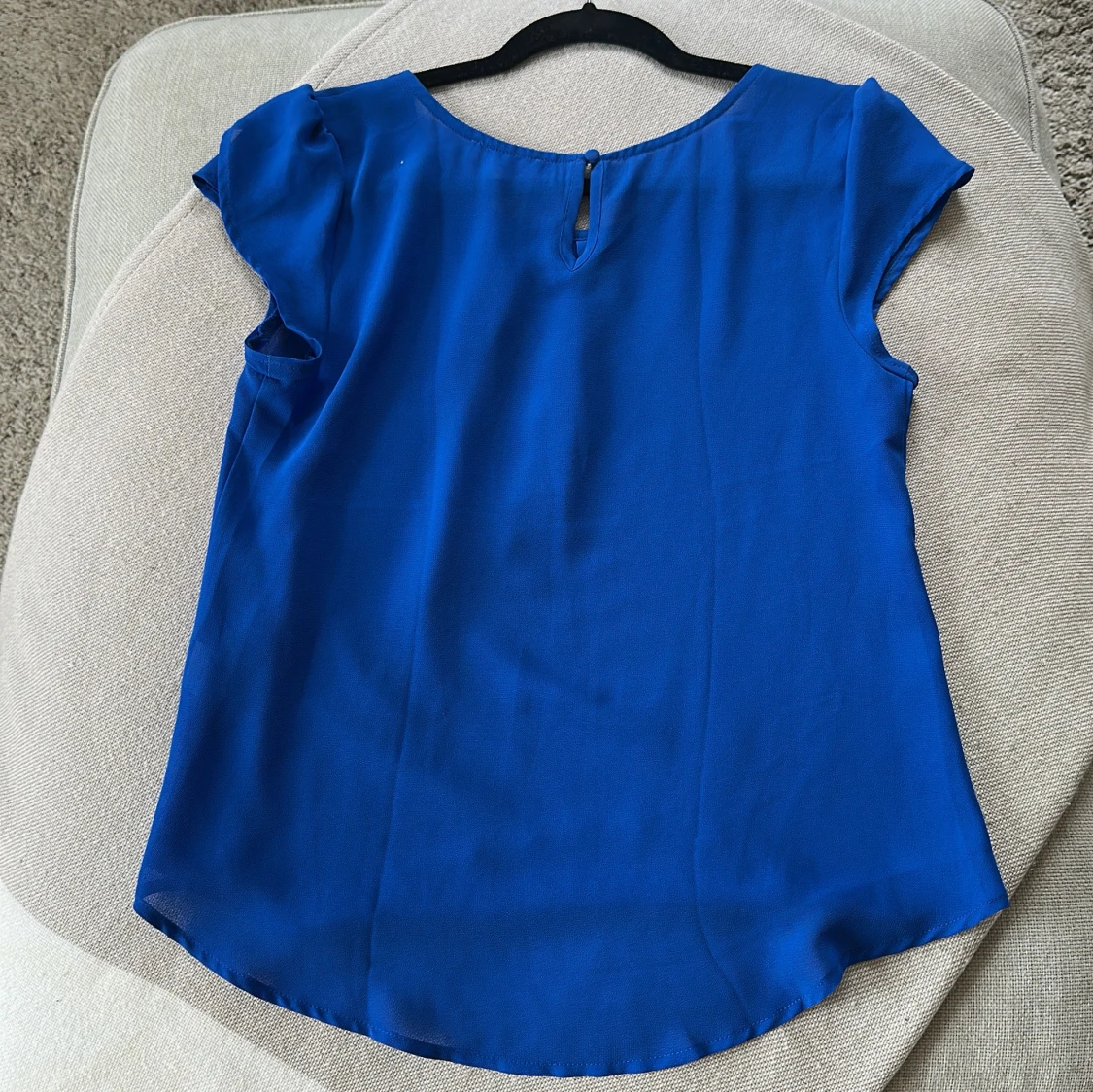 Kornblå blus storlek S - 2