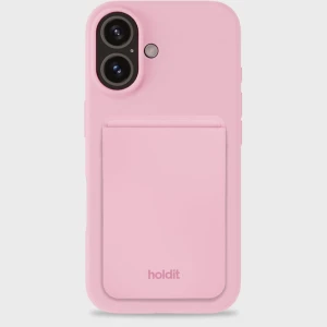 Rosa korthållare från Holdit - Snygg och stilren rosa korthållare från Holdit som fästs på mobilen med MagSafe. Perfekt för att ha dina kort nära till hands. Förpackningen är öppnad men har aldrig använt korthållare då beställningen blev fel. Nypris 299kr 🌸✨